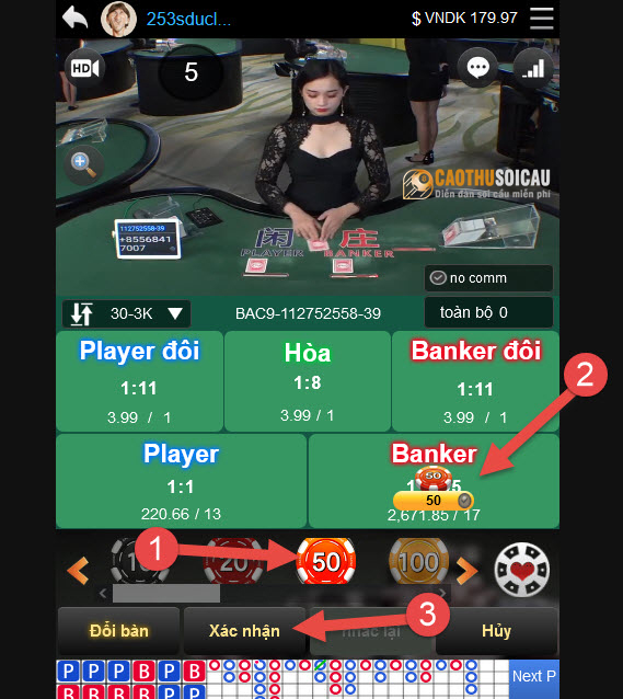 Hướng dẫn cách chơi Baccarat