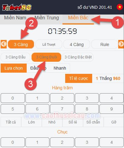 Đánh Đề 3 Càng Online | Cách chơi dàn đề 3 càng, 4 càng chi tiết