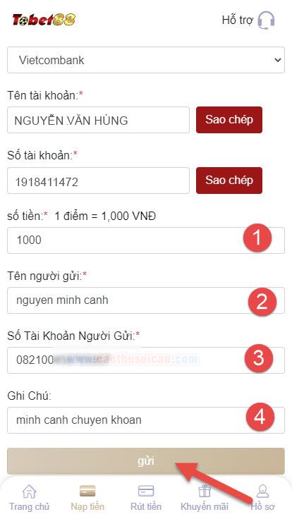 Nạp Tiền Tobet88