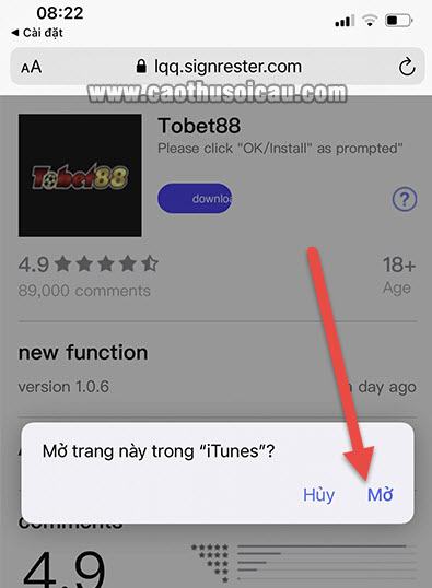 Phần mềm Tobet88 cài đặt cho điện thoại iPhone và Android