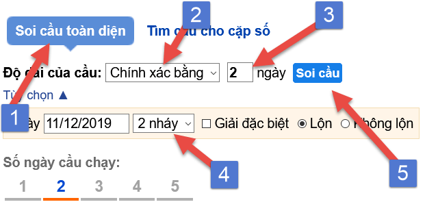 Bước 1: Tìm cầu xác suất về 2 nháy