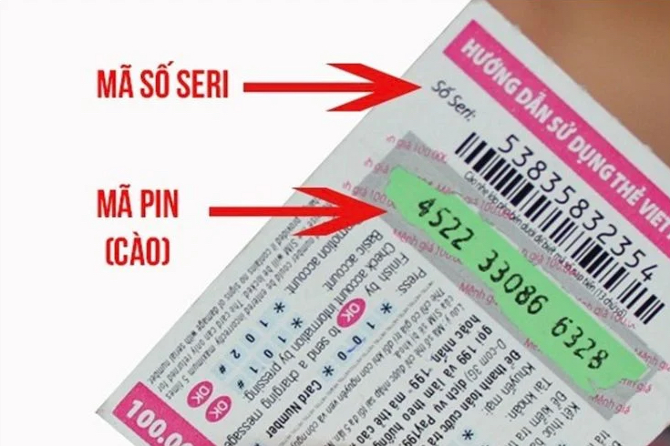 Cách lấy Số Seri và Mã Pin thẻ cào